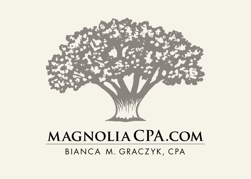 Magnolia CPA Logo Design and Marketing Graphics